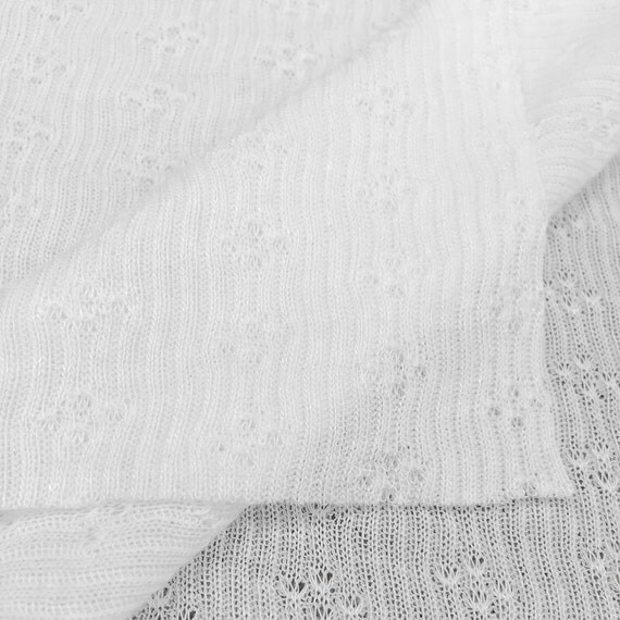 Cotton/Modal Pointelle Knit Fabric Wholesale Price Available