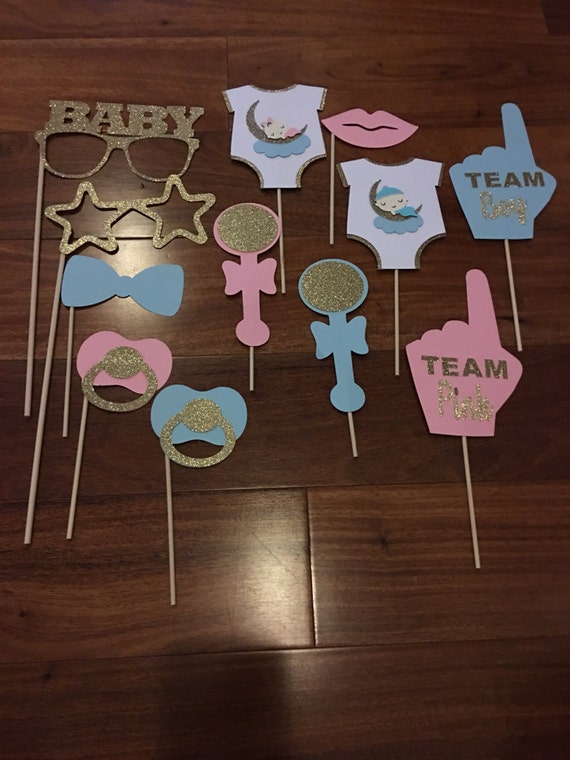 Gender Reveal Photo Props