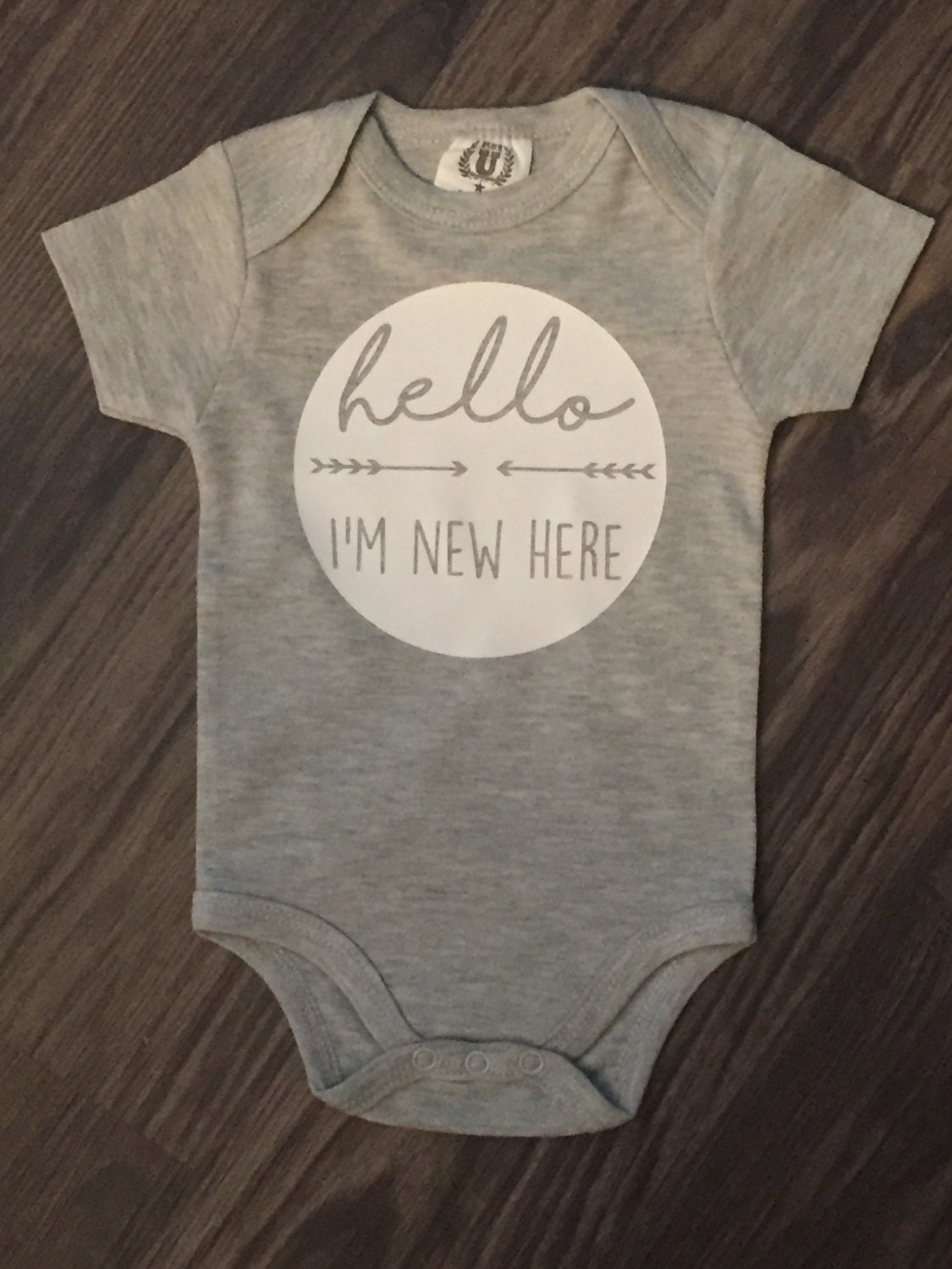 Hello im new here unisex baby onesie