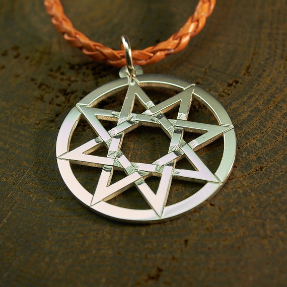 Eightpointed star Star Pendant Octagram Solar pendant