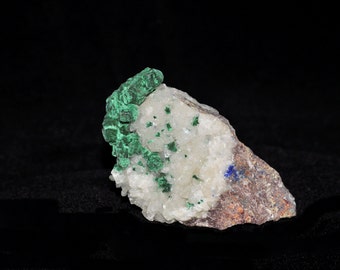 Malachite Azurite Quartz