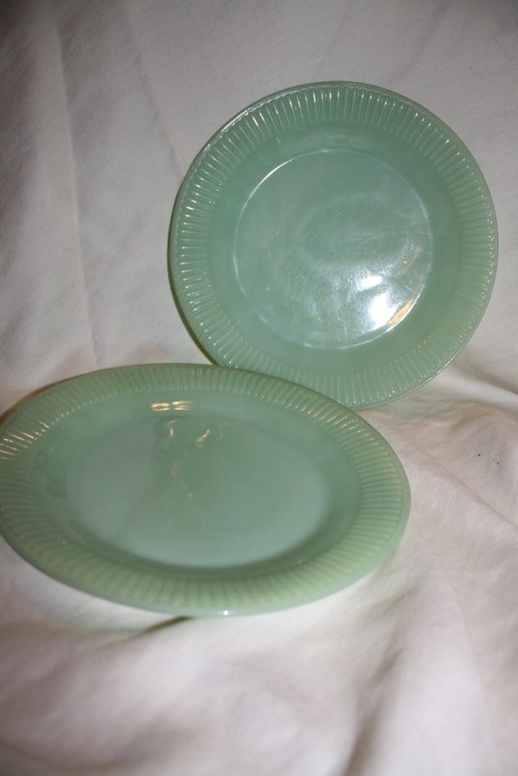 Jadeite luncheon Plates