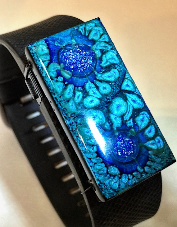 Fetache Fitness Tracker Gem Charm Bling Large Santorini