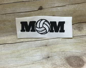 Volleyball Mom Embroidery Design, Volleyball Embroidery Design