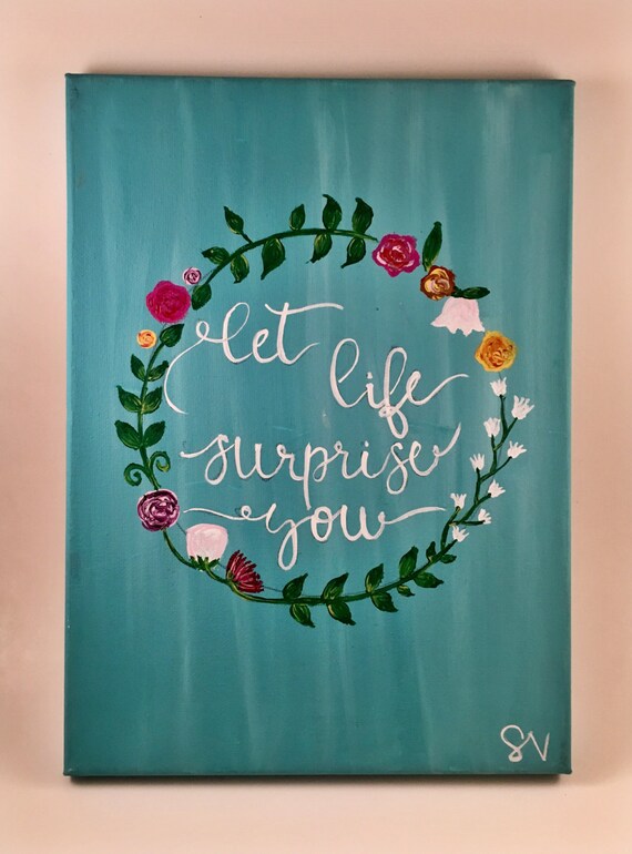 You Are Loved Quote Canvas Painting by MuseArtwork on Etsy