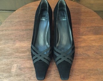 Black Suede Stuart Weitzman Pumps Size 6.5