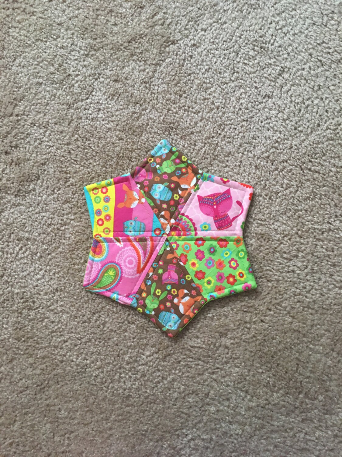 Mug Rug by ThatsSewLikeYou on Etsy