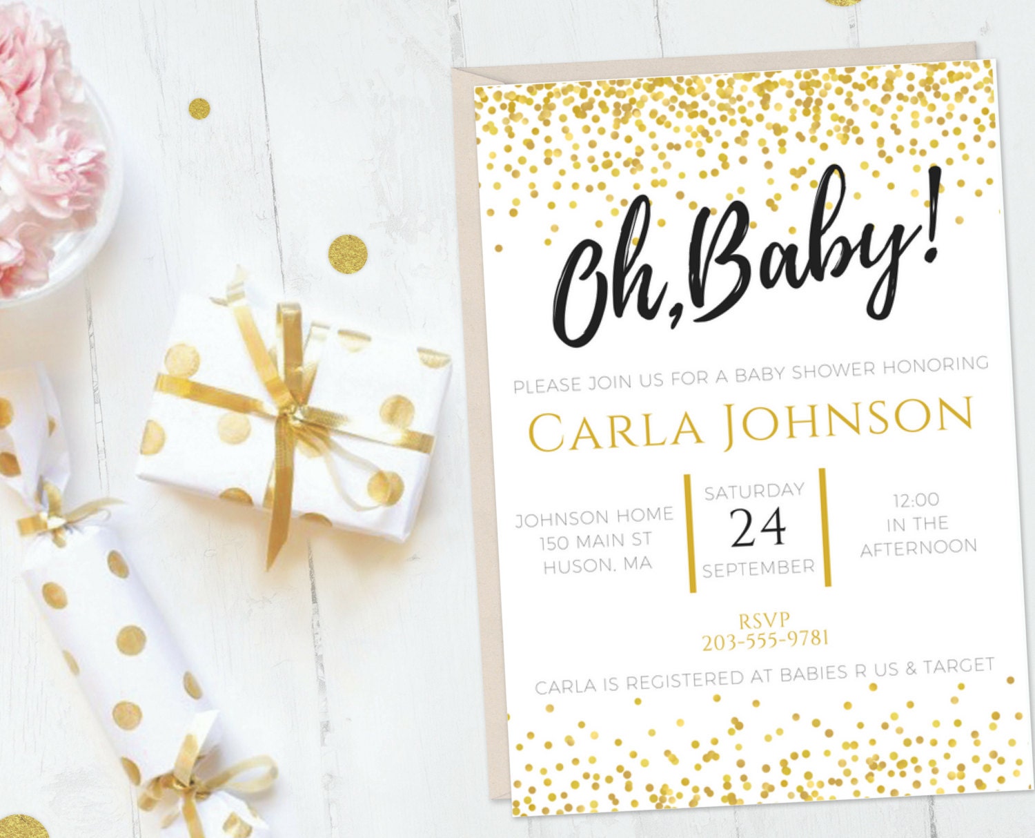 Oh Baby Shower Invitations 7