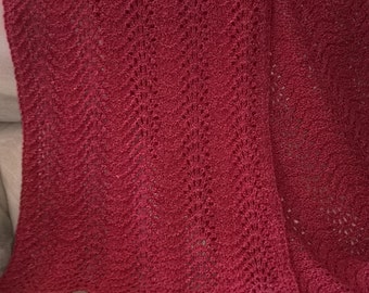 Feather and Fan Shawl