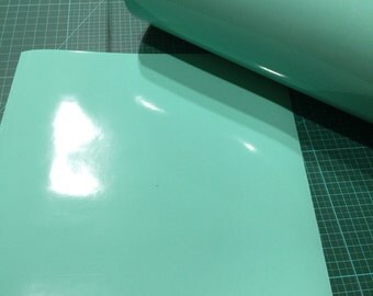 12 inch x 10 foot roll of Mint Permenent Adhesive Vinyl (4000E)