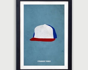 Stranger Things Poster, Stranger Things Minimalist Poster, Stranger Things Minimalist Print, Stranger Things Print, Stranger Things Decor