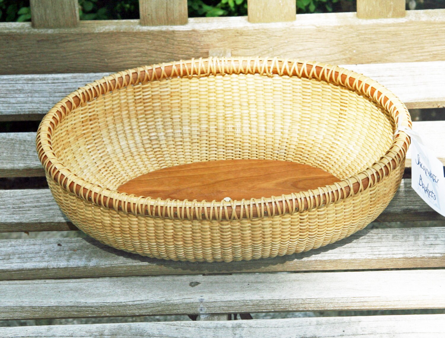 12inch Nantucketstyle oval basket
