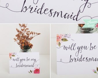 Bridesmaid invite | Etsy