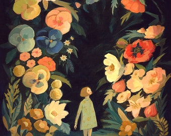 The Night Garden Print 8x10