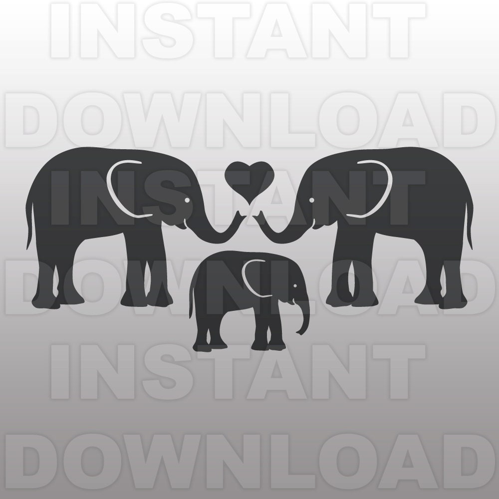 Free Free 222 Elephant Family Svg SVG PNG EPS DXF File