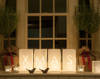Christmas lights, Christmas mantle decorations, NOEL, Noel banner, Christmas candles, XMAS, xmas decor, Christmas decor, Christmas candles