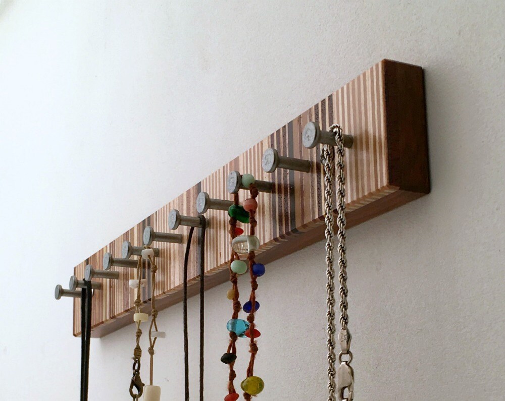 Jewelry Rack Modern Wood Jewelry Rack for Rings and