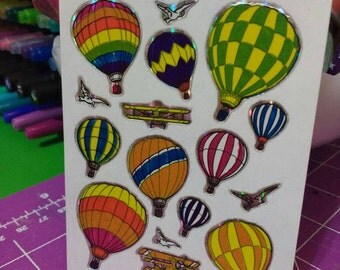 Rare Vintage Prism Rainbow Stickers 1980s