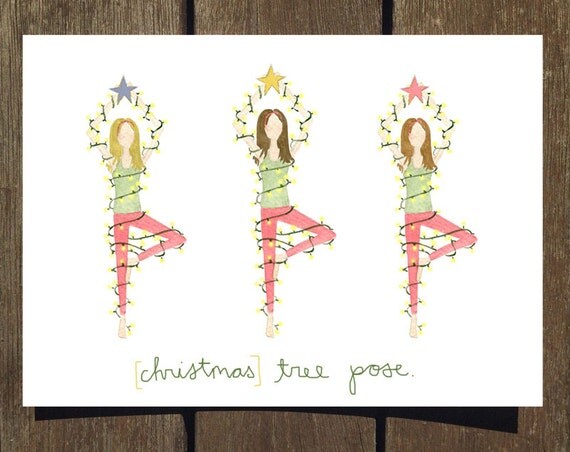 christmas tree pose yoga inspired holiday by christmas tree pose yoga inspired holiday by