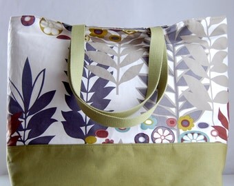 Ojai Oatmeal XL Extra Large BIG Tote Bag / Beach Bag - Ready to Ship