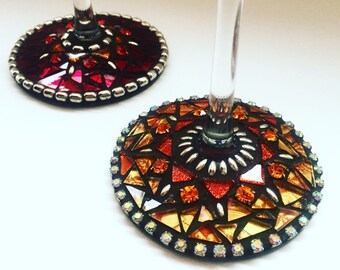 Items similar to Mosaic Wine Stopper on Etsy