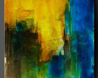 Threshold - 24 x 24 - Abstract Acrylic Painting - Contemporary Wall Art Fine Art Modern