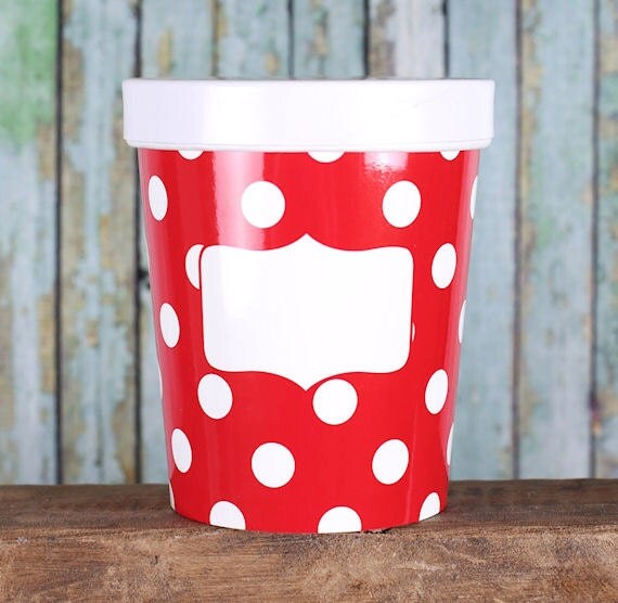 Christmas Cookie Container, Holiday Candy Cups, Popcorn Cups, Candy