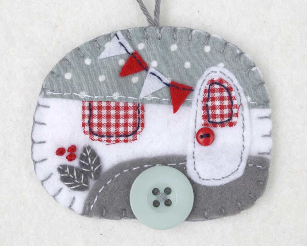 felt christmas ornament vintage trailer ornament vintage felt christmas ornament vintage trailer ornament vintage