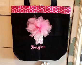 Dance bag,personalized monogrammed dance bag,ballet bag