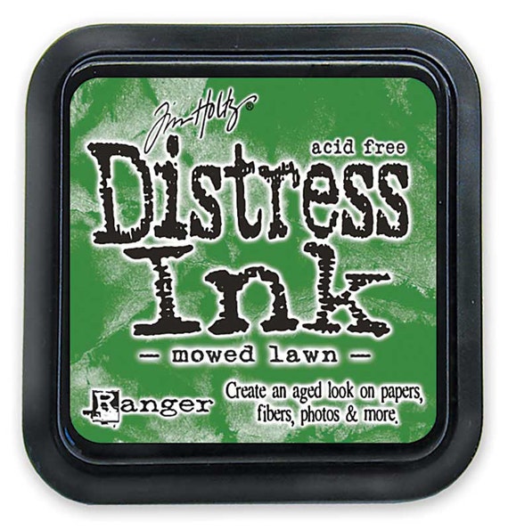 Tim Holtz Distress Ink Pad Full Size MOWED LAWN Green from