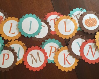 Little Pumpkin Banner, Pumpkin Banner, Pumpkin Baby Shower, Pumpkin baby banner