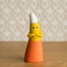 Candy Corn Person - Halloween Figurine by Bonjour Poupette