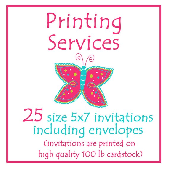 Print 5X7 Invitations 2