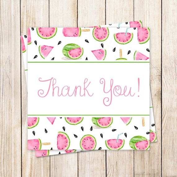 printable watermelon favor tags summer fruit birthday