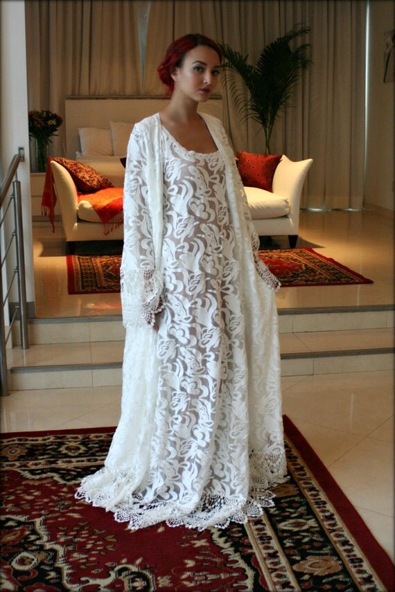 bridal wedding robe