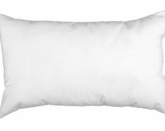 Pillow Insert - 12 x 16 or 12 x 18 - Rectangular Pillow Insert - Lumbar Pillow - Decorative Pillow Form - 100% Polyfill