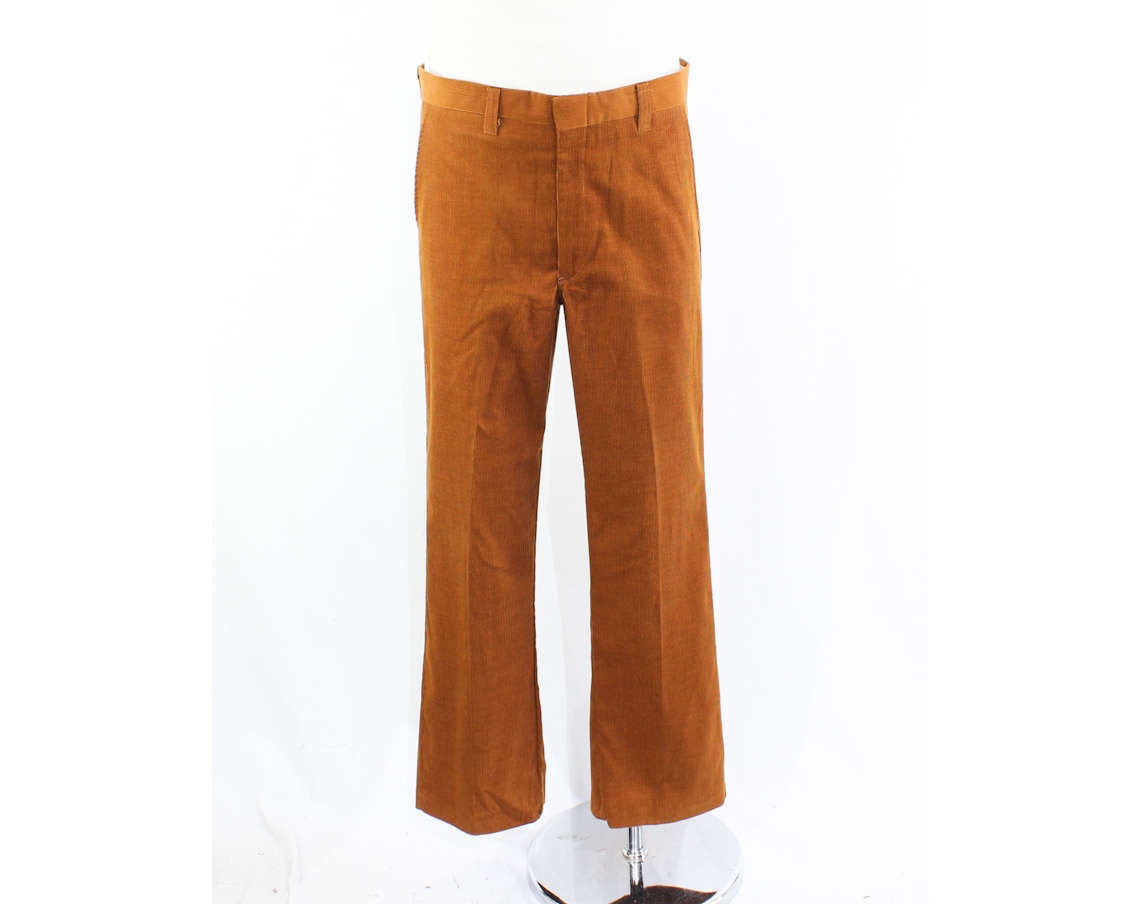 Men's Medium Corduroy Pant 1970s Hipster Classic
