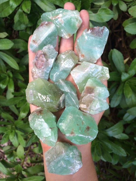 Green Calcite Crystal