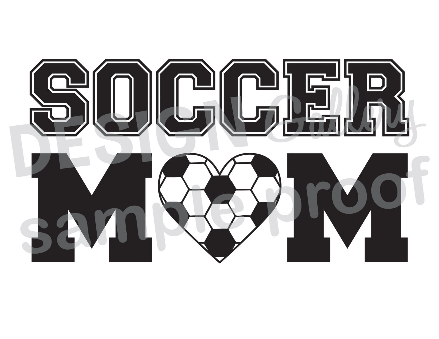 Download Soccer Mom JPG image & SVG cut Printable Digital Iron On