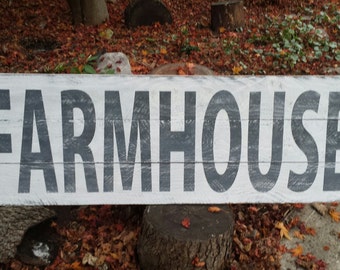 LARGE Farmhouse Sign / French Country Decor / Barnwood / Reclaimed wood / Country Farm Wall Decor / Country Kitchen Decor / Porch