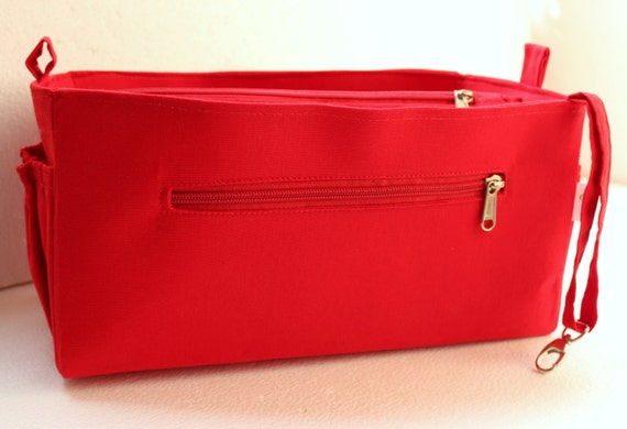Items similar to Purse organizer Fits Speedy 30- Bag organizer insert in Rich Red on Etsy