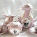 RESERVED FOR CHRISTINE - Installments 1-4, Gold Rose Skull Tea Set
