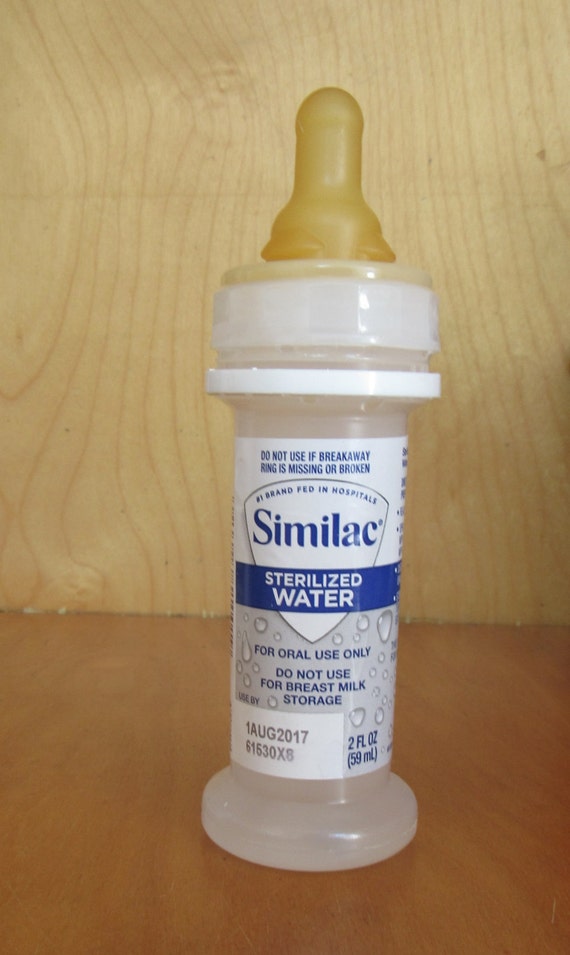 Reborn Fake Faux 2 oz Similac Sterilized Water Hospital baby