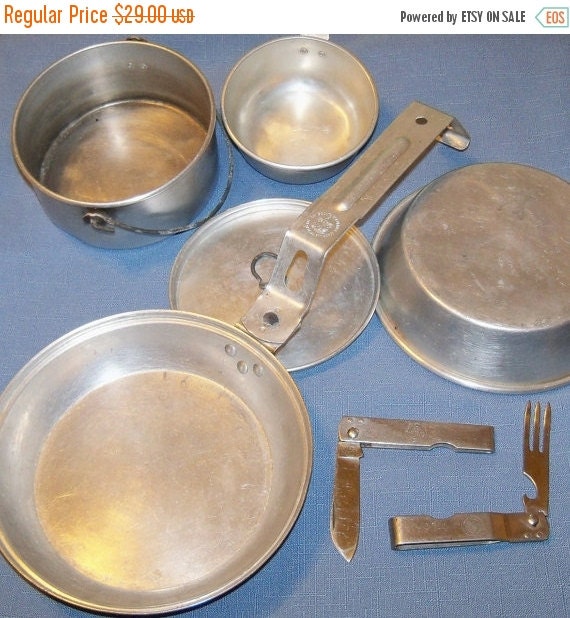 Boy Scouts of America Cook Kit 1959 Aluminum by YoursOccasionally