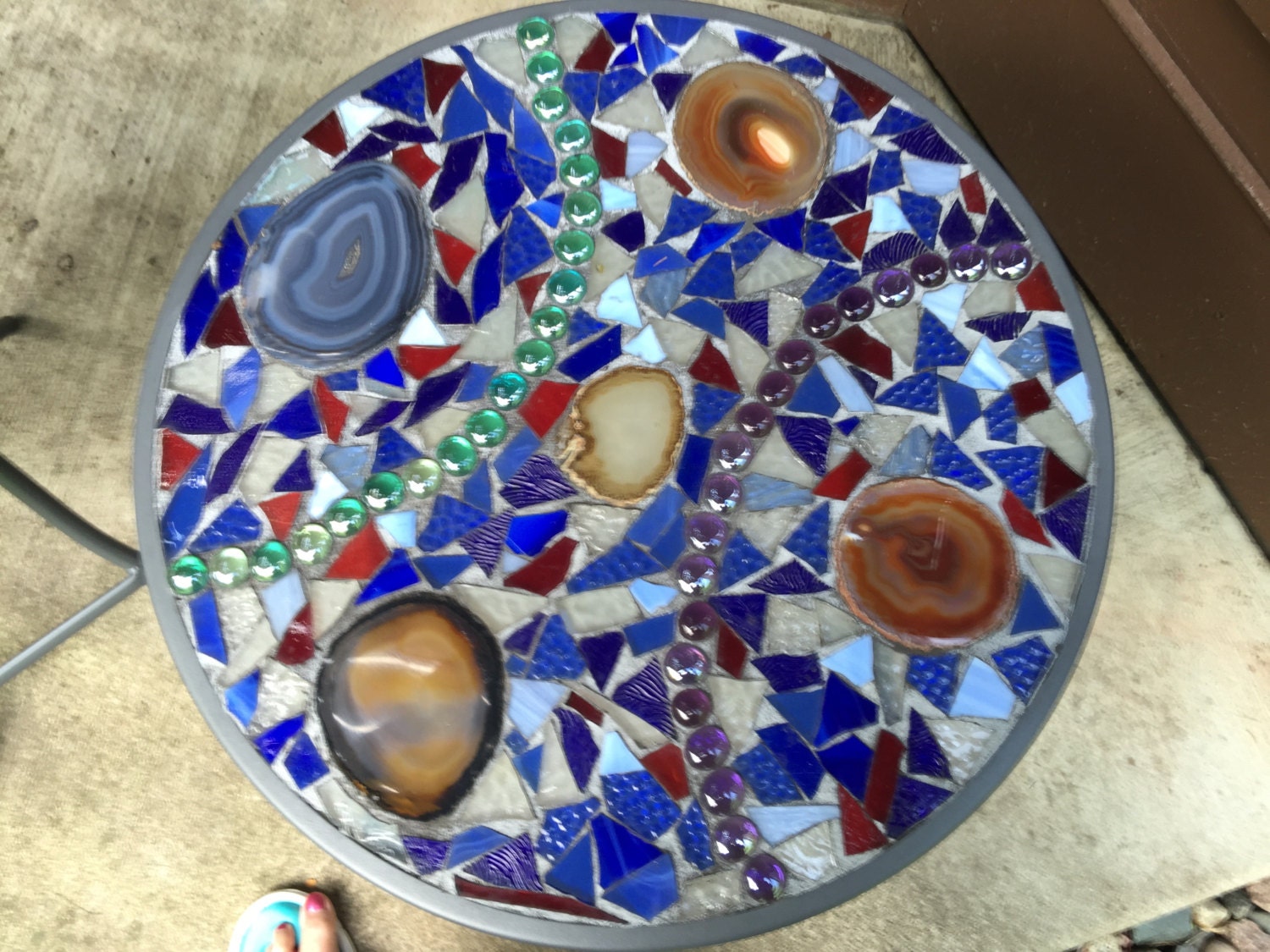 Glass Mosaic Table