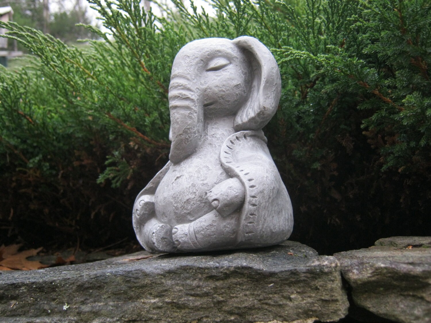 Elephant Statue Meditating Buddhist Elephant Buddha Altar