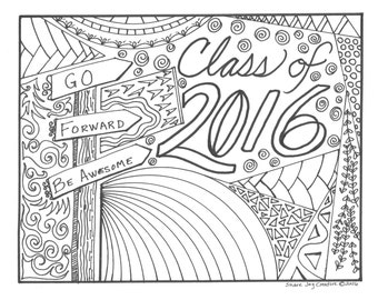 Happy Birthday Coloring Page: You are Amazing by ShareJoyCreative