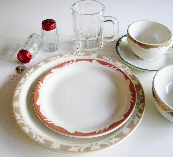 Vintage Place Setting Mix and Match Restaurantware