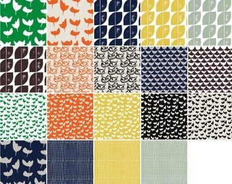 Hemma cotton fat quarter bundle by Lotta Jansdotter for Windham fabric