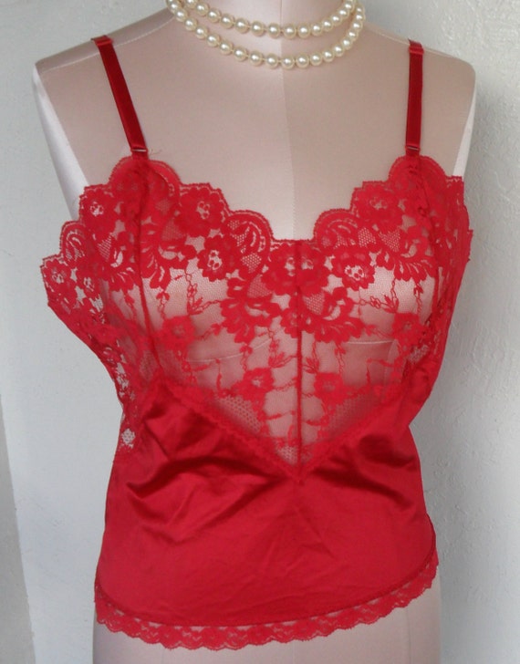 red camisole tops uk